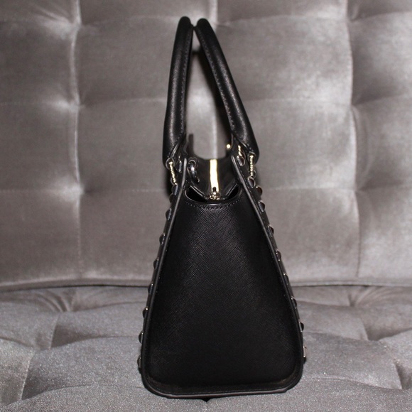 Michael Kors Studded Satchel Bag - Picture 5 of 14